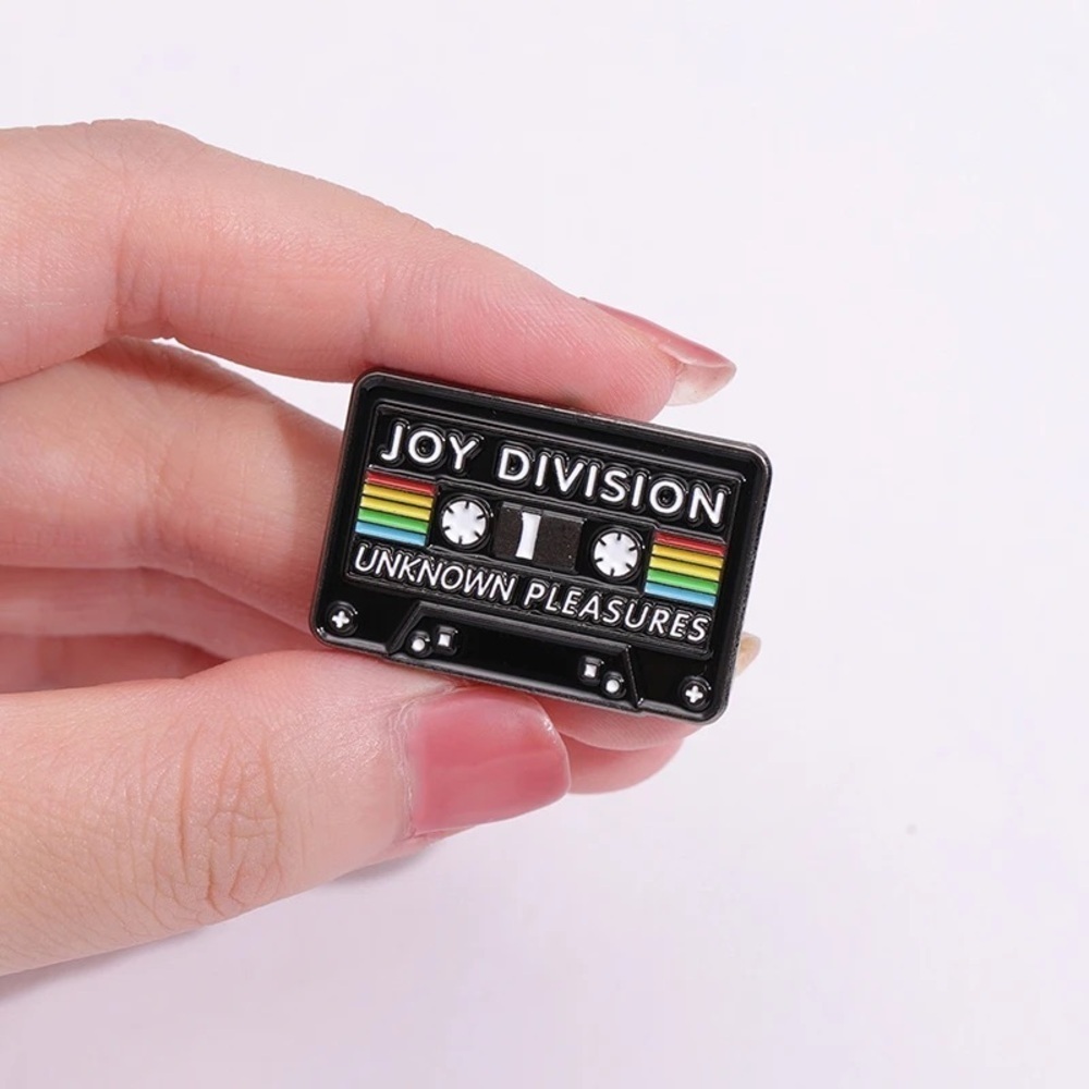 Women’s Jewelry Multicolored Cute Fashion Joy Division Cassette Enamel Pin